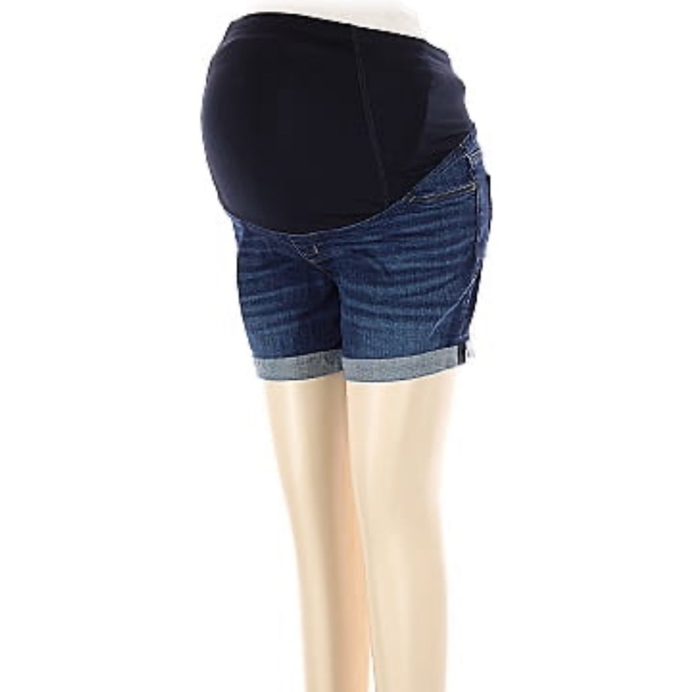 Isabel Maternity Over the Belly Jean Shorts, Size 8/29